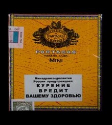 Partagas Mini продаются в упаковках по 10шт.